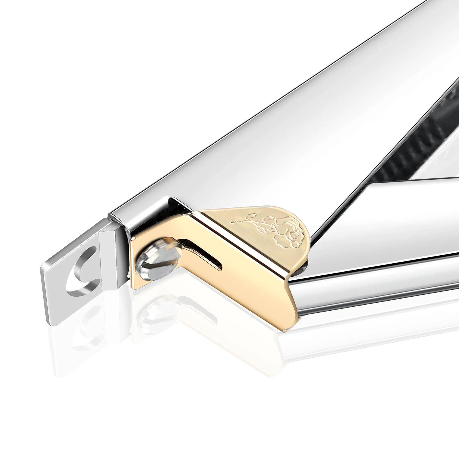 Tagliaunghie di precisione, forbici a forma di U e taglio francese per unghie finte, strumento per unghie durevole in acciaio inossidabile