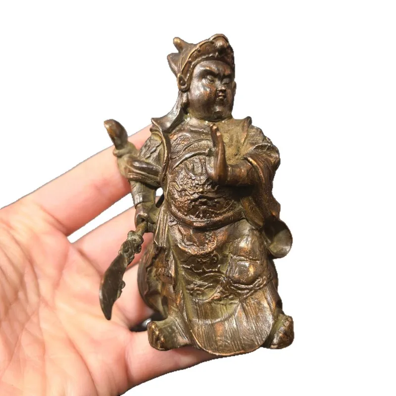 Brass Craft Standing Guan Gong Home and Shop Decorative Ornament