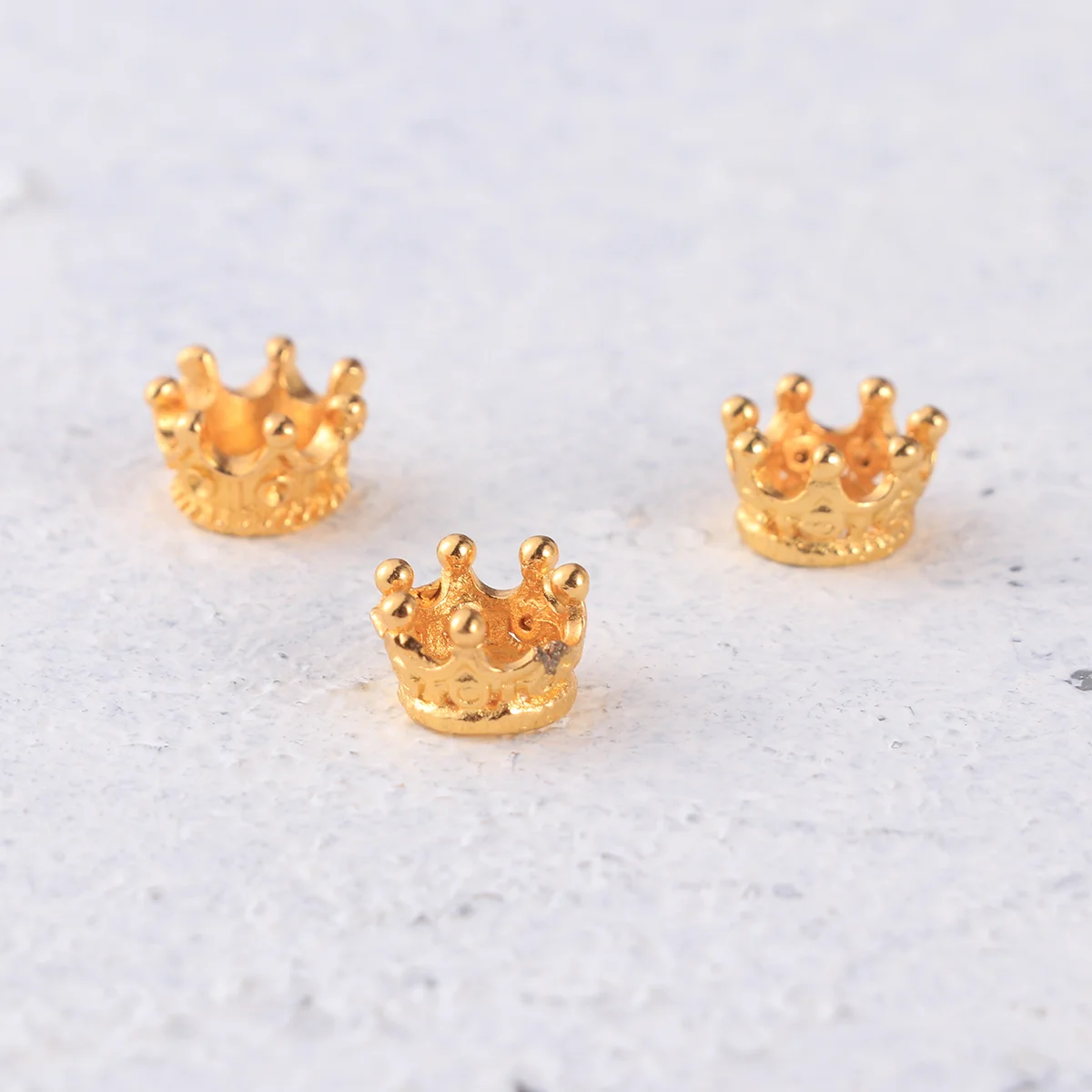 100 Pcs Exquisite Crown DIY Accessories Zine Alloy Tiara Three-dimensional Women