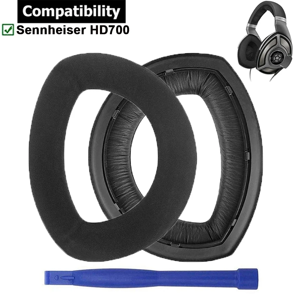 Replacement Memory Foam Ear Cushion Pad Cover Cups Earpads Headband Repair Parts for Sennheiser HD700 Headphones