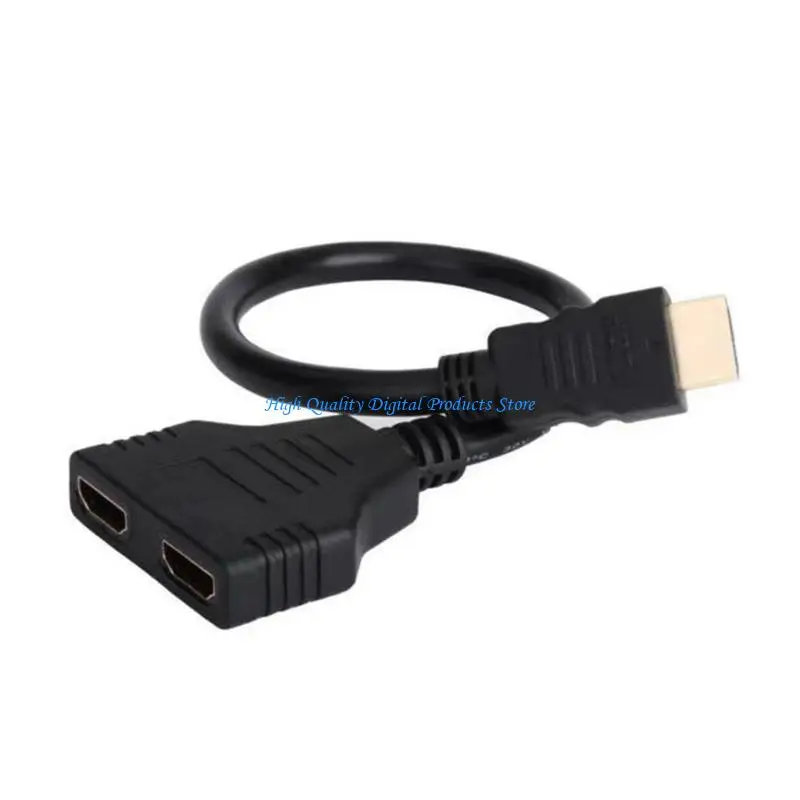 U2JE 더블 화면 HDTV 스플리터 1080p 1 입력 2 출력 스위처 TV에 적합합니다.