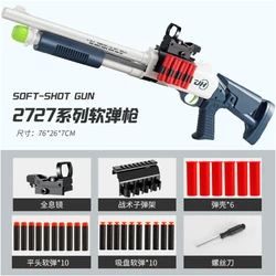 XM1014 Shotgun Spray Toys s686 Shell Throwing Soft Bullet Boy Battle Weapon Model Soft Bullet Toy Gun Children Gifts