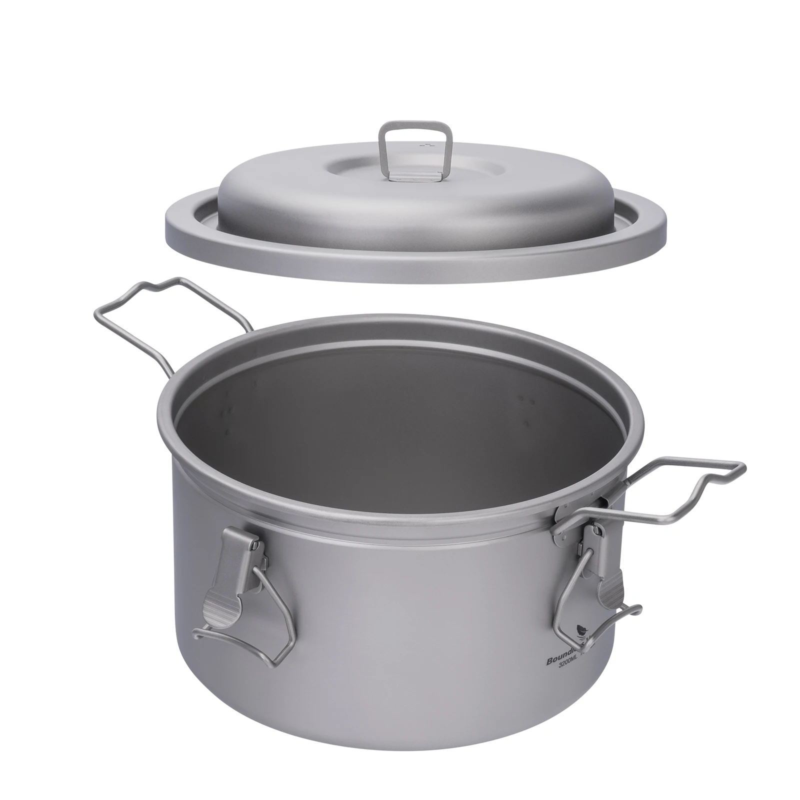 Boundless Voyage Titanium Campingpot Ultralichte rijstkoker Outdoor pannenset Multifunctioneel fornuis, vaatwasmachinebestendig