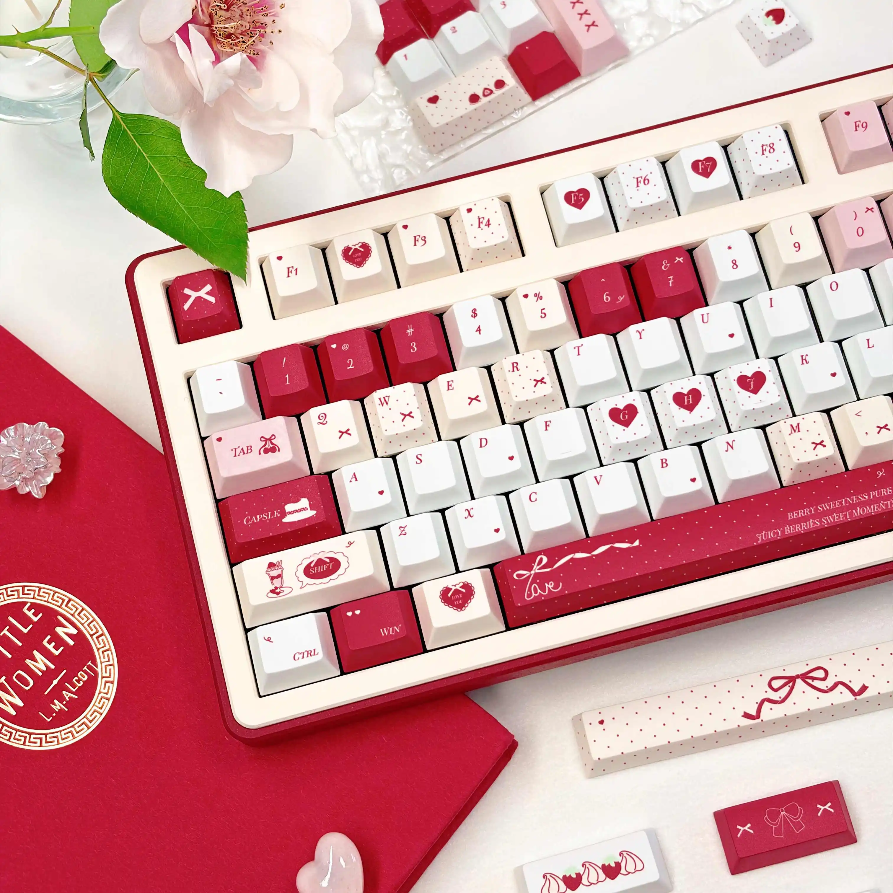مجموعة أغطية مفاتيح PBT جديدة  - مراجعة Keycaps Cherry Profile Pbt وسعره