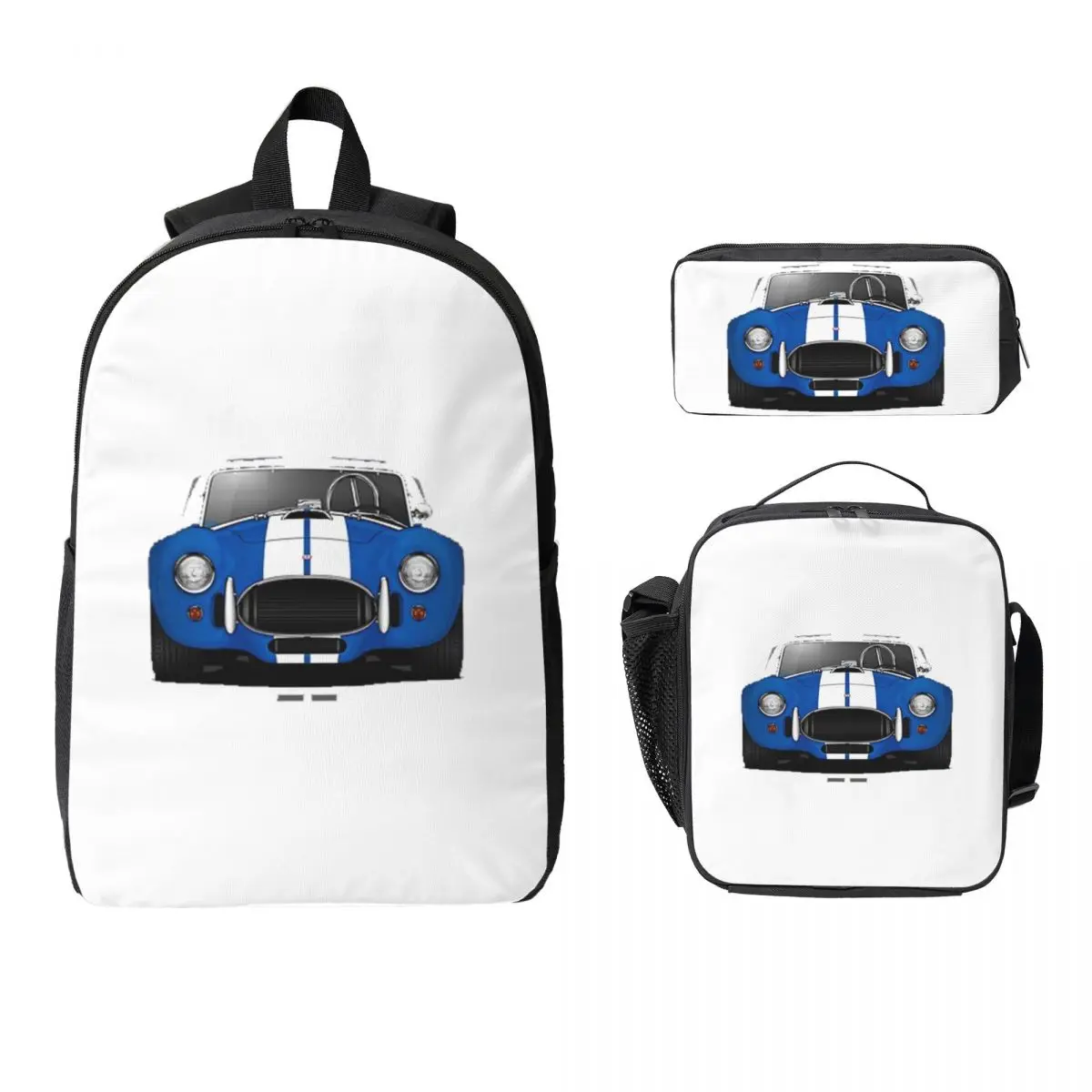 

AC Cobra 427 Backpack Student Boys Girls BookBag School Bag Laptop Shoulder Bags 3ps Insulated Lunch Bag Pencil Case