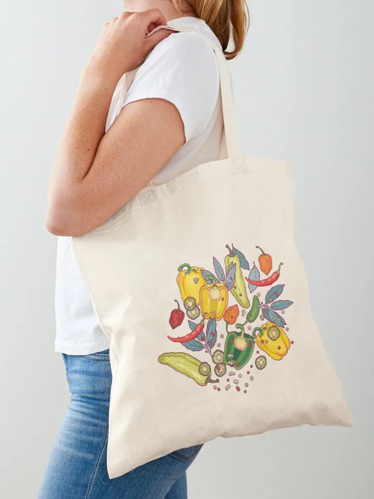 

hot & spicy 2 Tote Bag hand bag ladies ecological bags eco pack bag for beach