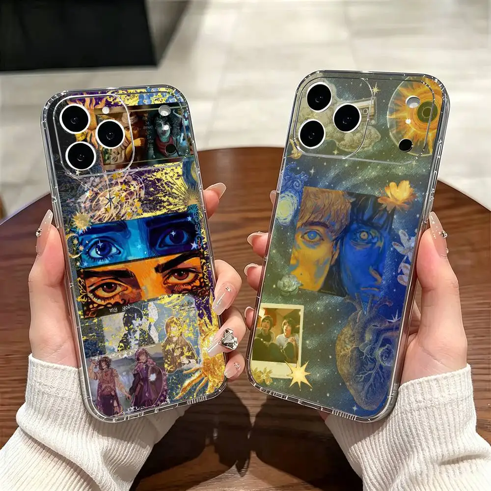 Прозрачный силиконовый мягкий чехол Byler F-Fanar-r для iPhone 17 16 15 14 13 12 11 Mini Pro Max Plus