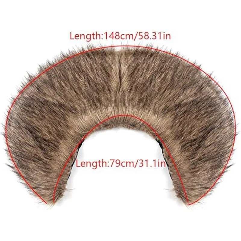 Unisex Viking Fur Cape Medieval Costume Lightweight Renaissance Cosplay Cloak for Halloween