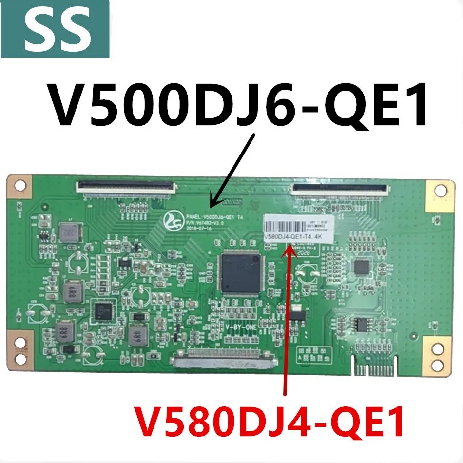 V500DJ6-QE1 Barcode: V580DJ4-QE1 4K T-CON board