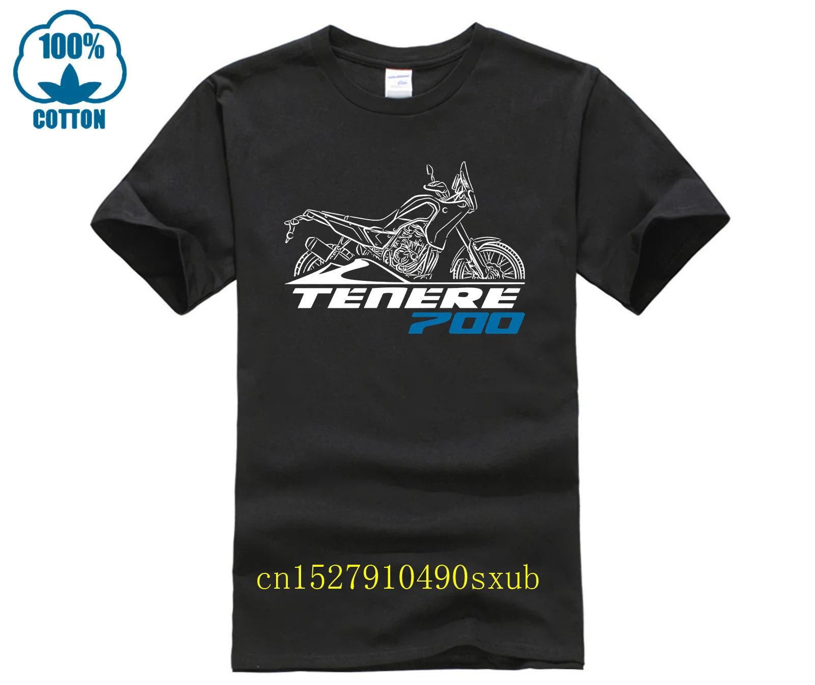 Горячая мужская забавная повседневная футболка с принтом Tenere 700, мотоциклетная футболка для ADV Riders Горячая мужская забавная повседневная футболка с принтом Tenere 700, мотоциклетная футболка для ADV Riders