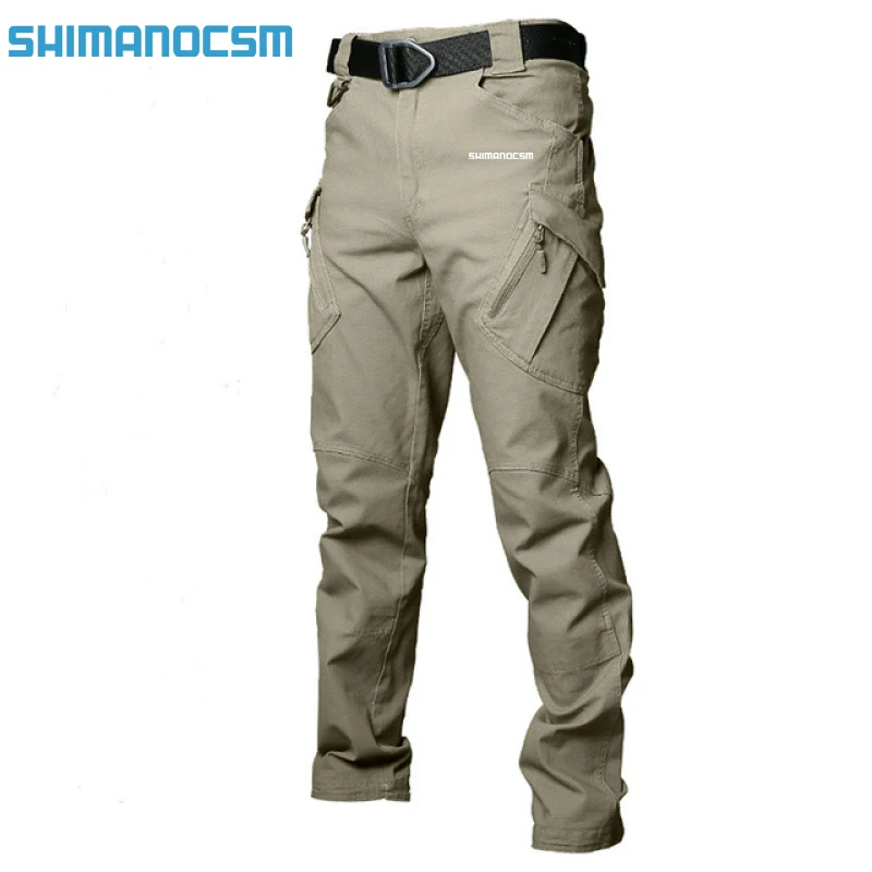 Shimanocsm جديد الربيع/الصيف السراويل الصيد مقاوم للماء السراويل التكتيكية X9 تسلق الجبال التدريب متعدد جيب الصيد السراويل #6