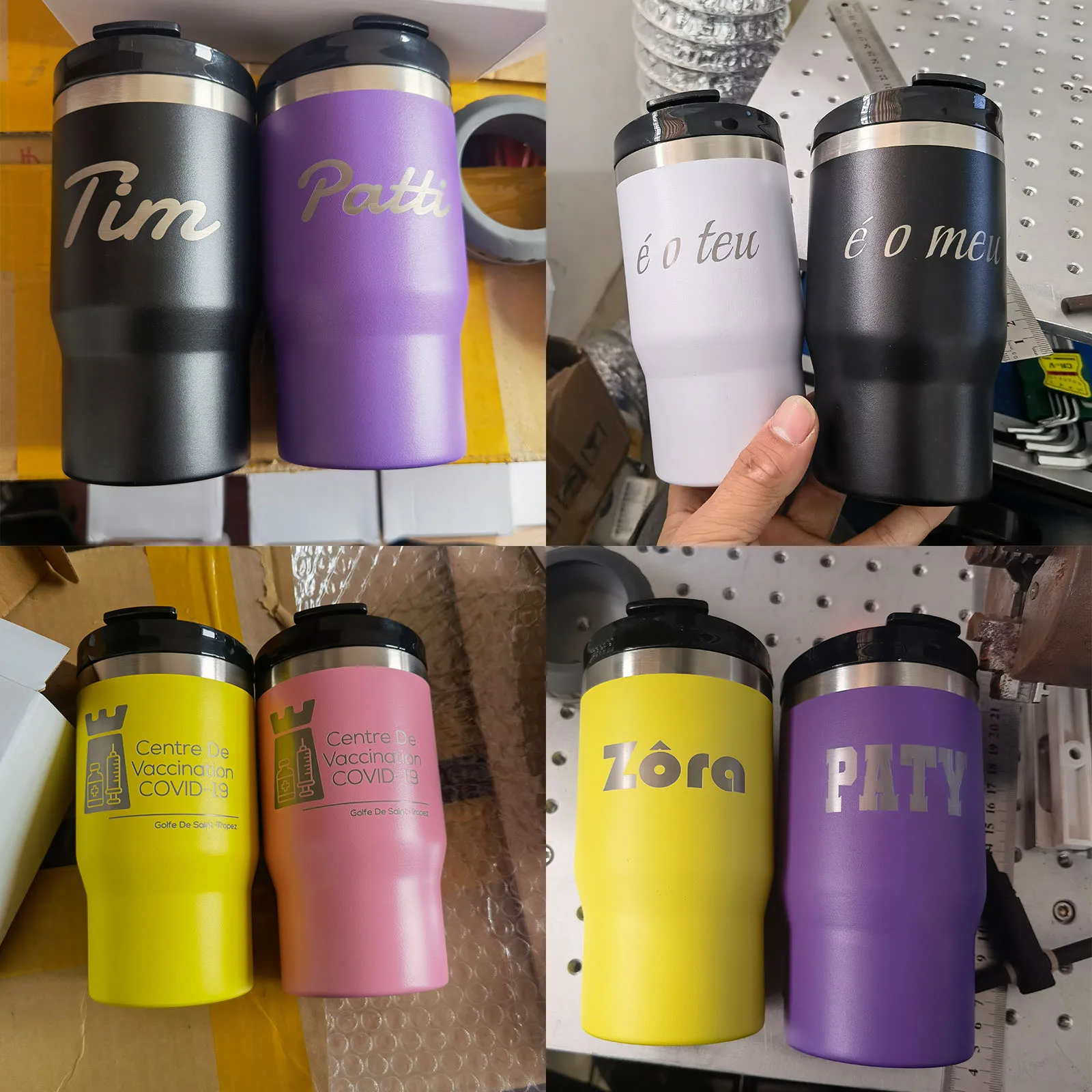 4 in 1 Insulated Drink Cooler Non-slip Double-walled Stainless Steel Bottle Vacuum Beer Cooler,Skinny Can Cooler Custom Logo