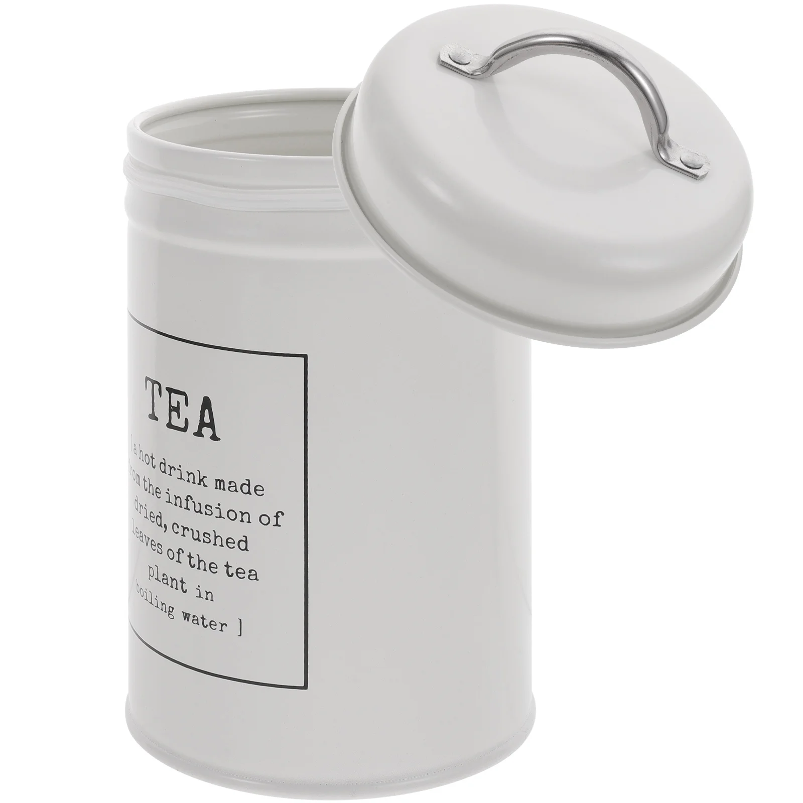 

Sealed Jar Coffee Container White Sugar Canister Vacuum Containers for Food Portable Airtight Storage Tin Tea Sealer