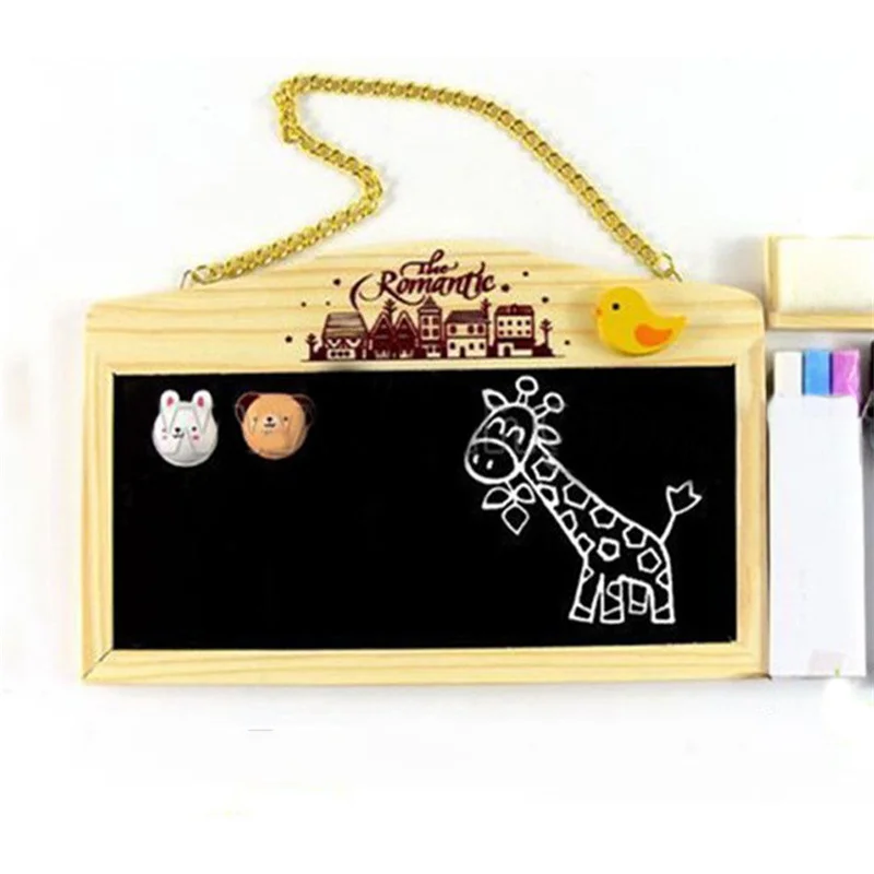 

Double-Sided Magnetic Small Blackboard Whiteboard Message Board Cartoon Cute Children's Toys