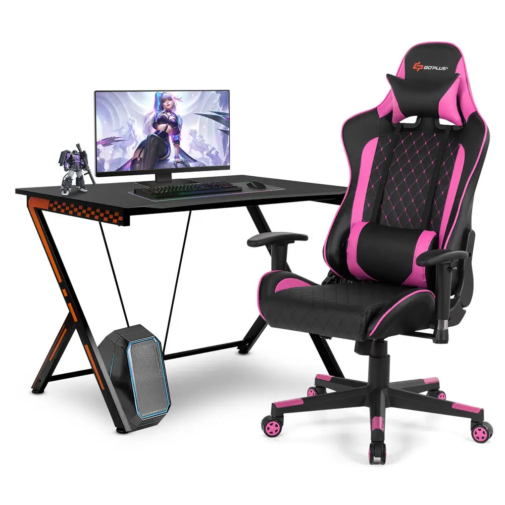 Costway Gaming Desk & Chair Set 46