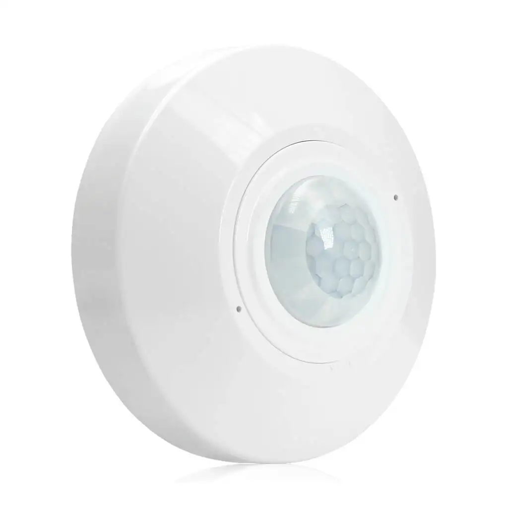 RZ036 12v Delay Time Adjustable 360 Angle Detector PIR Surface Ceiling Mount PIR Sensor Switch for Light Control