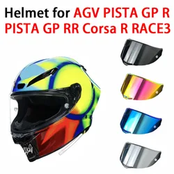 CORSA R RACE3 Shield for AGV PISTA GPR GPRR Helmet Visor Uv Protection Windshield Casco Moto Accessories