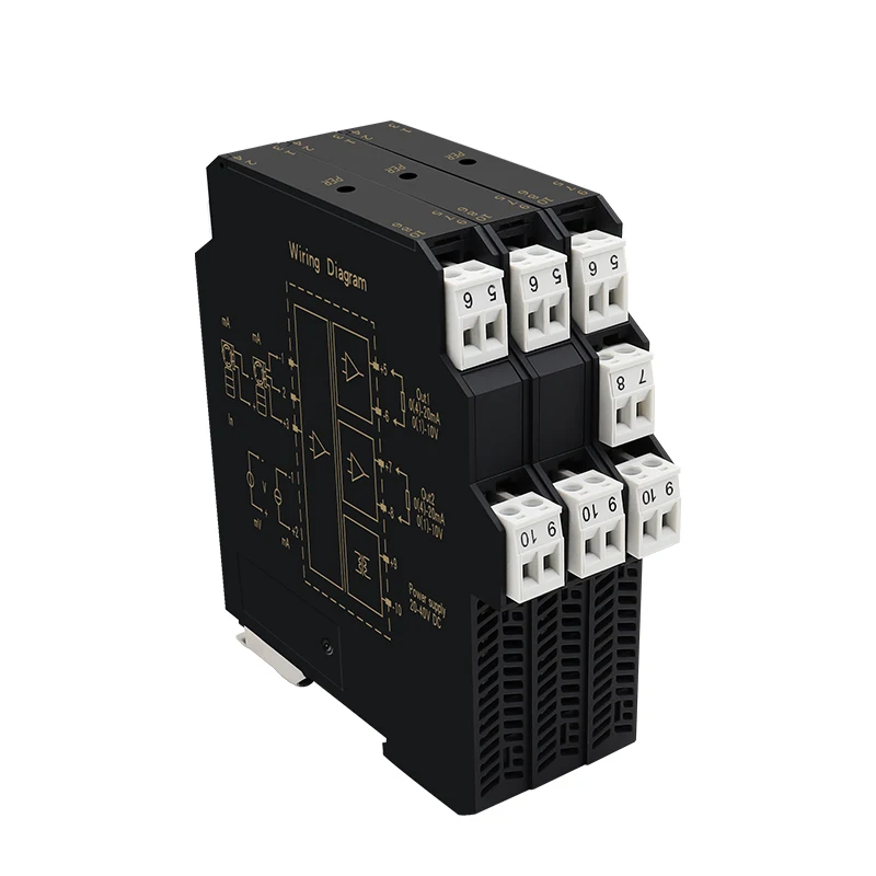 Distributore di potenza con ingresso corrente industriale serie THS-IP Isolatore di segnale a triplo isolamento 4-20 mA per trasmettitori Controllo PLC