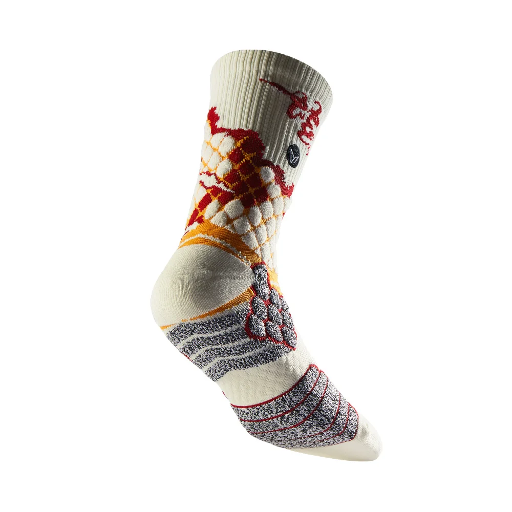 زوج واحد من جوارب رياضية مضغوطة من Veidoorn مع حماية للكاحل، جوارب رياضية مبطنة قابلة للتنفس لتدريبات الصالة الرياضية #6