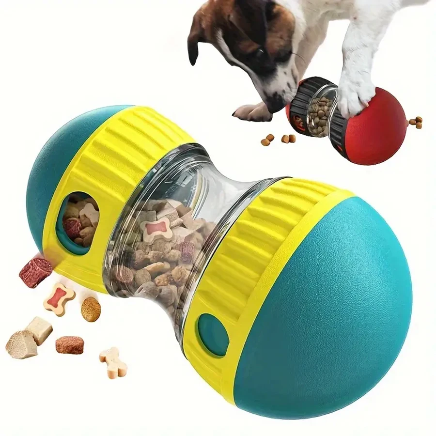 Juguete dispensador interactivo de golosinas para perros, adecuado para todo tipo de comederos lentos, juguetes de plástico para mascotas, que traen diversión y una alimentación saludable.