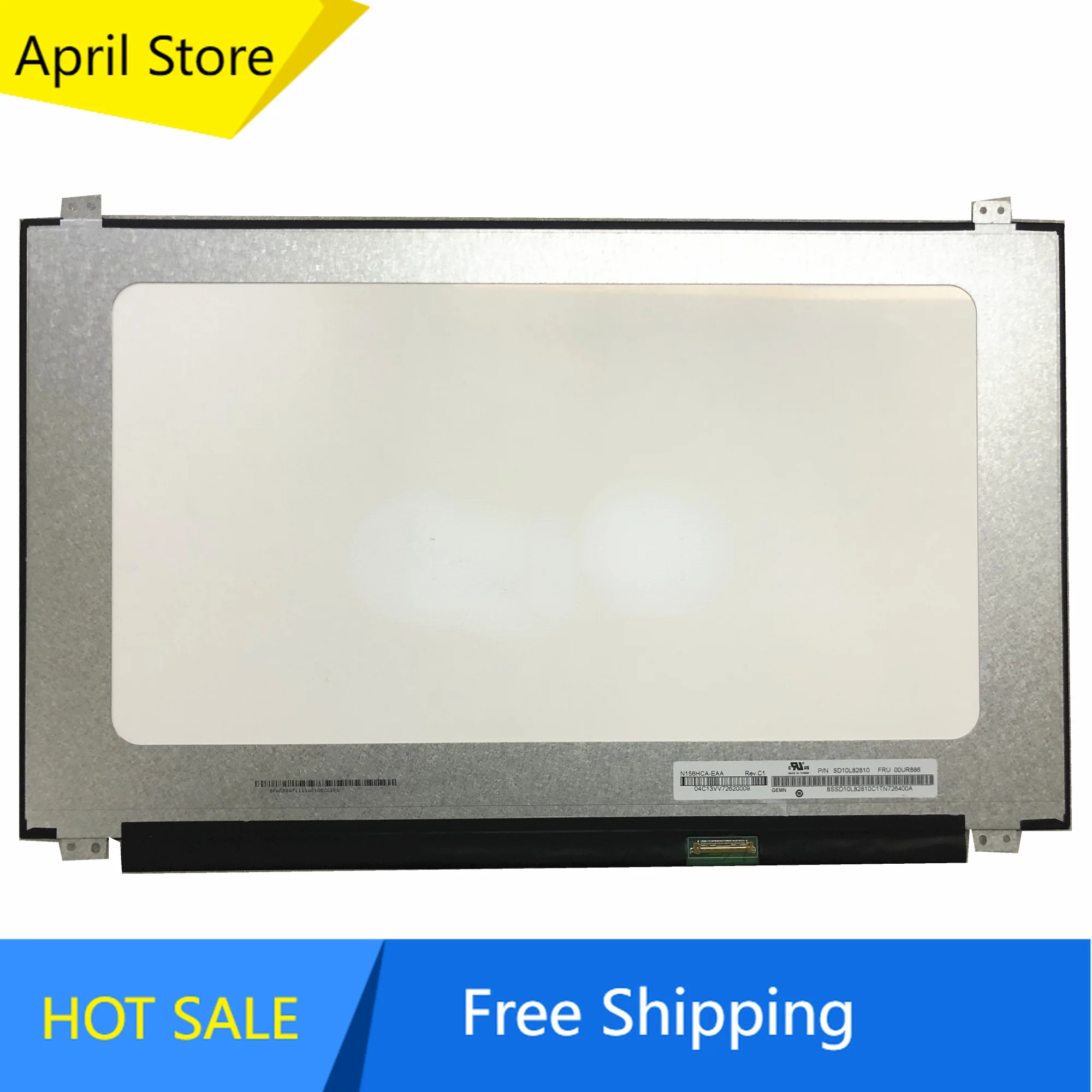 

N156HCA-EAA N156HCA EAA 15.6" FHD LCD LED Display EDP 30 PIN IPS 1920*1080 Up and Down Screw Holes