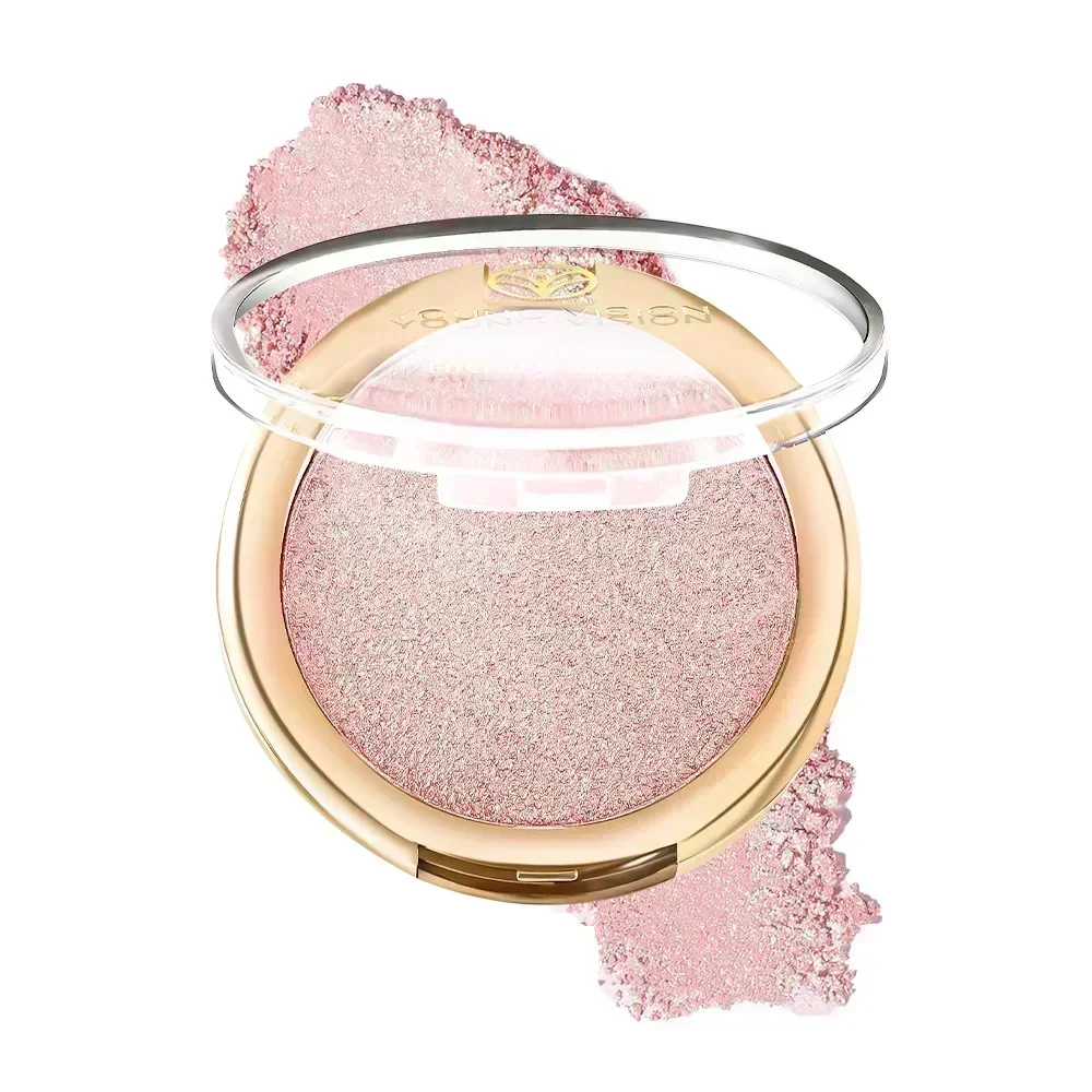 6 cores destaque pó shimmer glitter ilumina o tom da pele duradoura moda multifuncional sombra de olho nova paleta de maquiagem corporal