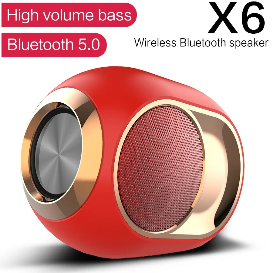

5 Watt Portable Wireless Speaker V5.0 Bluetooth Speaker TWS Stereo 3D Bass 3.5mm Audio/USB/TF Card Slot FM Radio 1200MAH battery
