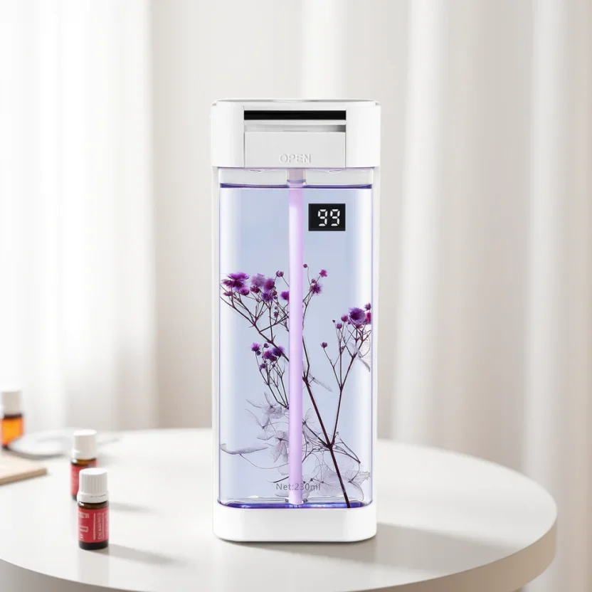 230ml Large Capacity Essential Oil Refill for Aroma Diffuser, Long-Lasting Gardenia Lavender Fragrance for Home & Hotel Use
