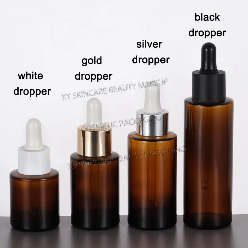 

240pcs 30ml amber dropper bottles serum essential oil bottle skincare beauty cosmetic packaging products