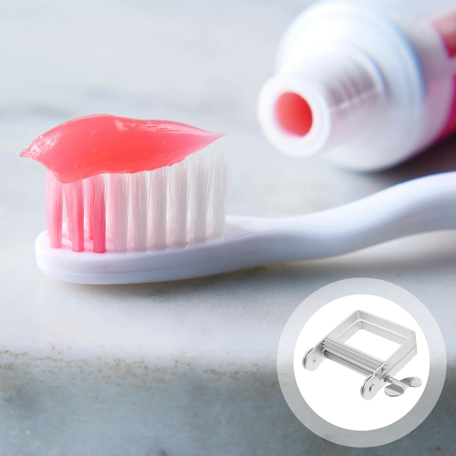 

2pcs Toothpaste Squeezer Manual Tube Roller For Facial Cream Lotion Hair Dye Oil Paint Multi-Use Aluminum Iron Squeezer Tool