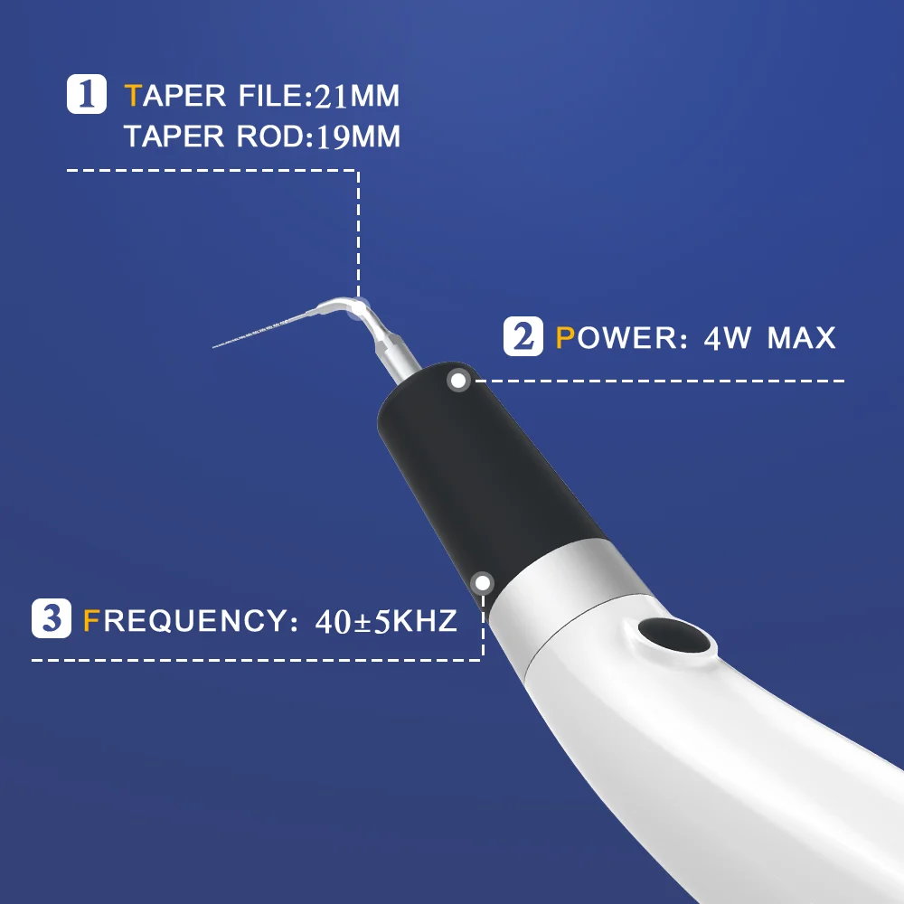 Dentals surgical instruments endodontic cordless ultrasonics activation ENDO irrigator handpiece root canal treatment with LED