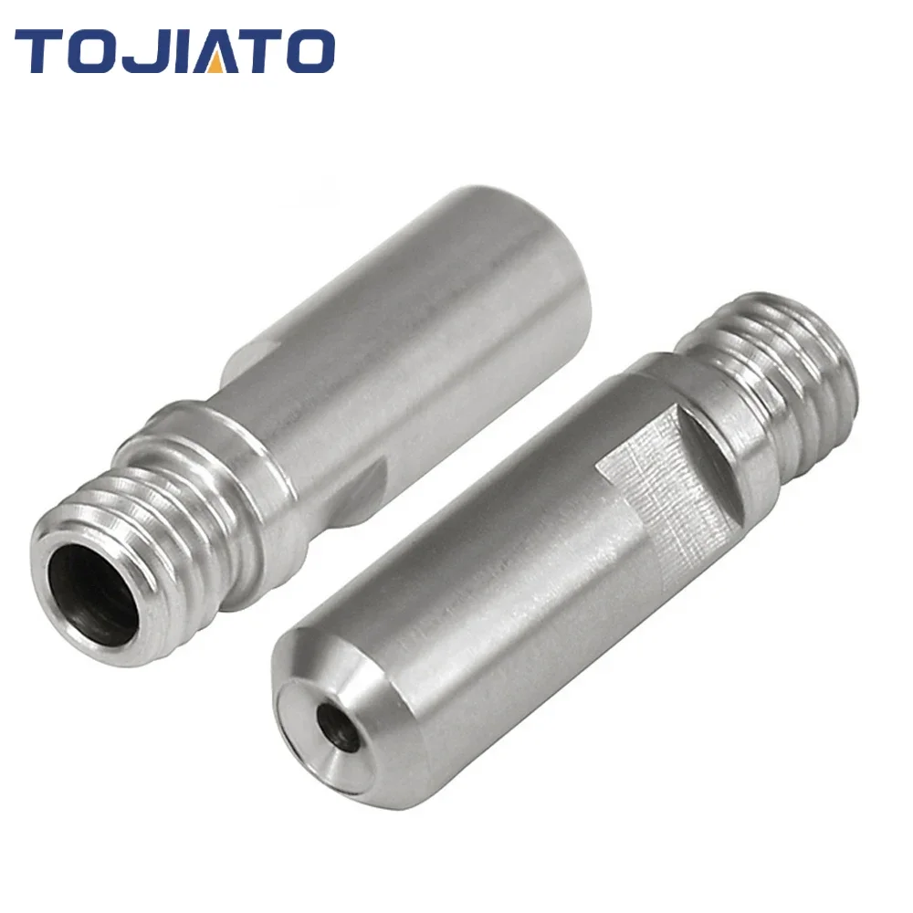 Smooth MK10 Stainless Steel All Metal Heat Break Throat for Hotend Thermal 1.75mm 3D Printer Repair Parts 3D Printer Hotend Kit