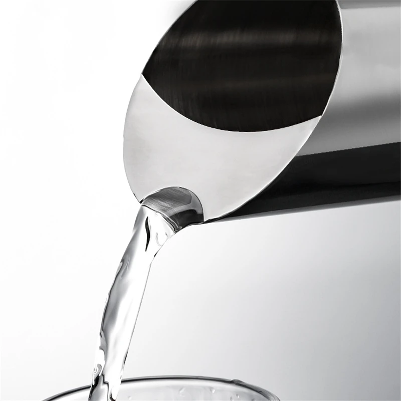 1.8L أباريق مياه الفولاذ المقاوم للصدأ الماء الساخن والبارد بطة بيل وعاء سعة كبيرة النار الزجاج كوكتيل البيرة الجمجمة الزجاج ويسكي #4