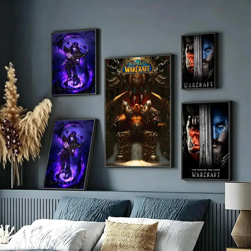 game World of Warcraft Poster HD Poster Sophisticated Modern Aesthetic Wall Art For Living Room Bedroom Office Cafe Decor
