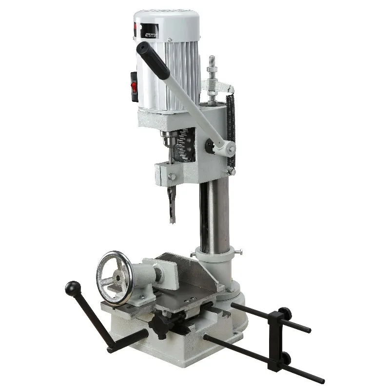 Professional Woodworking Mortising Machine Square Hole Drill Chisel Mortiser Brushless Motor Compact Benchtop Joinery Equipment