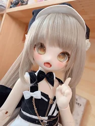 New sd bjd action figure 1/4 vampire Meow Ji rabbit body bear optional human type makeup nude baby aristocrat AS in stock