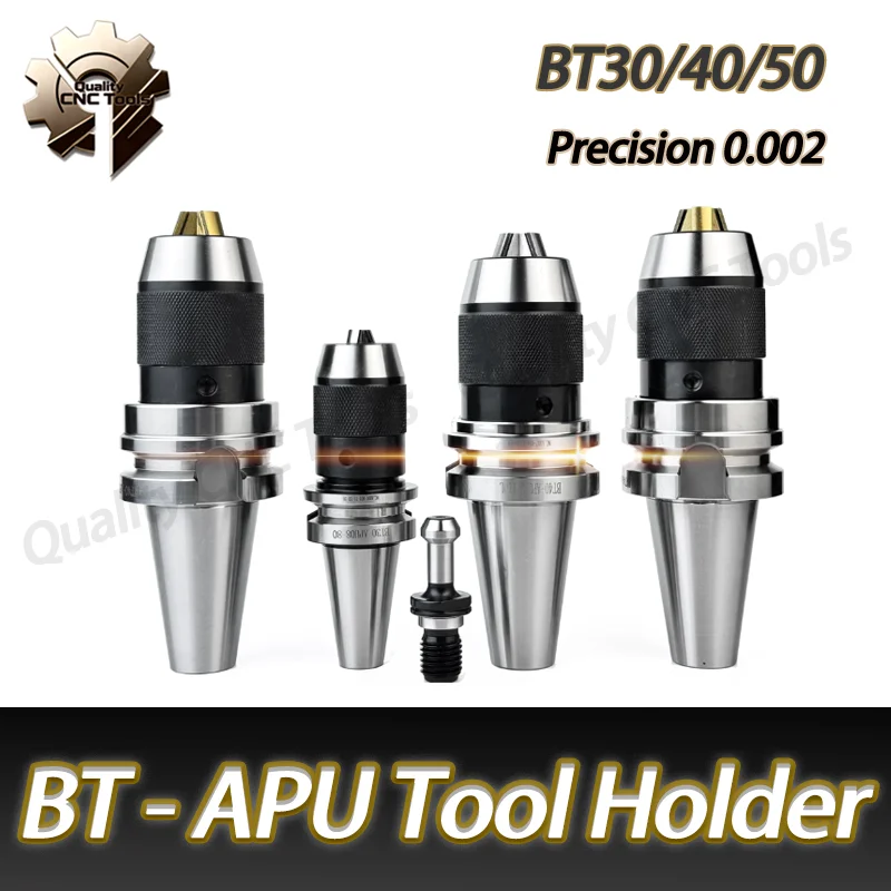BT30 BT40 APU08 APU13 APU16 BT Spindle APU tool holder CNC integrated self i tightening lathe tool holder automatic drill chuck