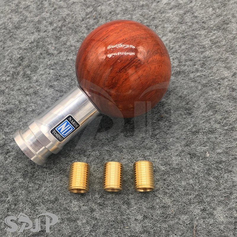 Car Real Wood Gear Shift Knob JDM Manual Gear Lever Knob Peach Wood Gear Shift Knob 5/6 Speed Wooden Knobs Universal Car Handle