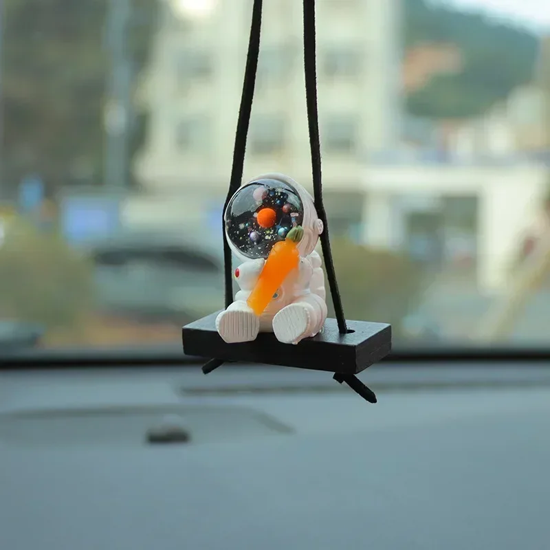 Car Accessories Interior Fun Ornaments Adorn Decors Car Decoration Creative Astronaut Pendant