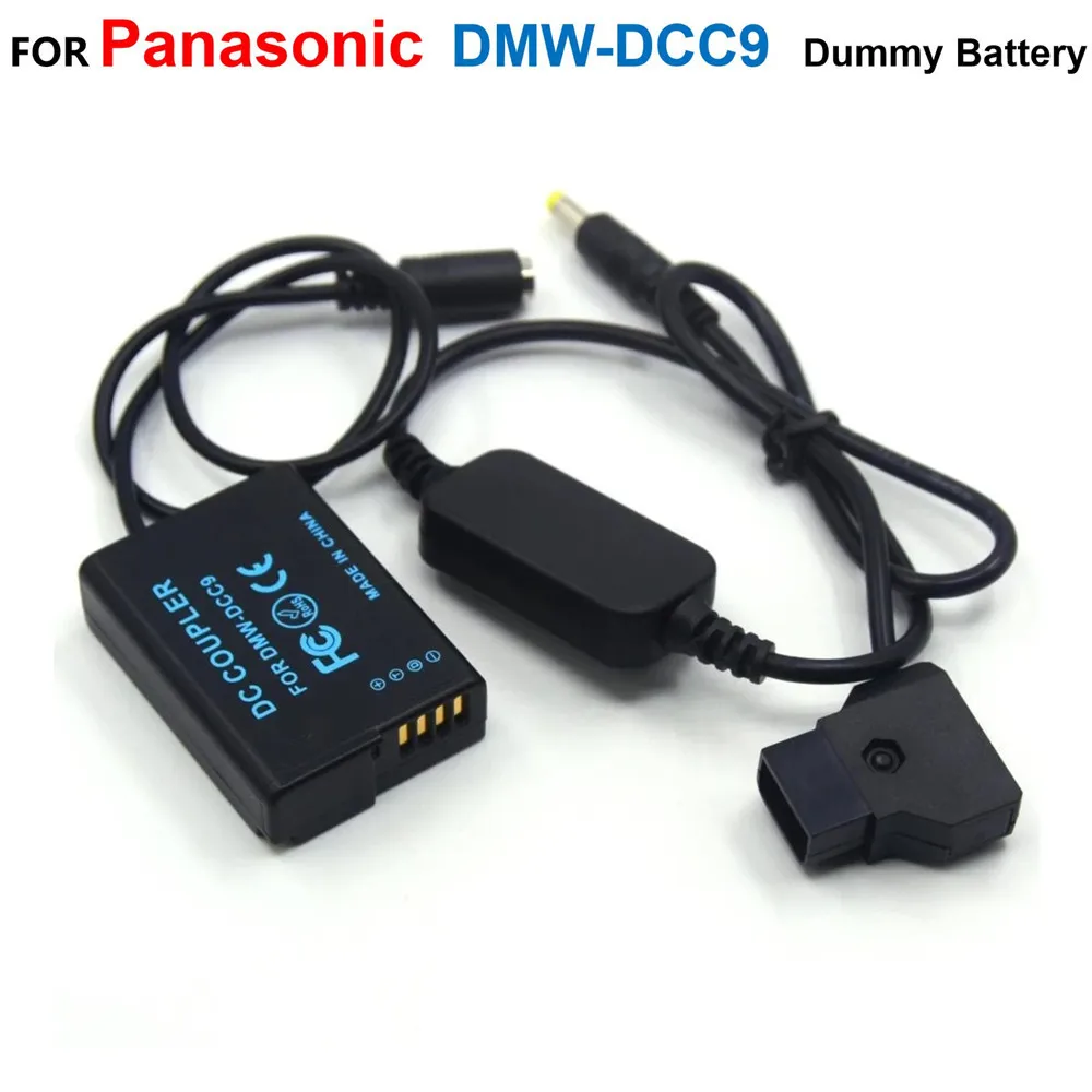 

D-TAP Step-Down Power Cable+DMW-DCC9 BLD10 Coupler Fake Battery For Panasonic DMC-GX1 DMC GF2 G3 G3K G3R G3T G3W G3E G3EGK GF2CR