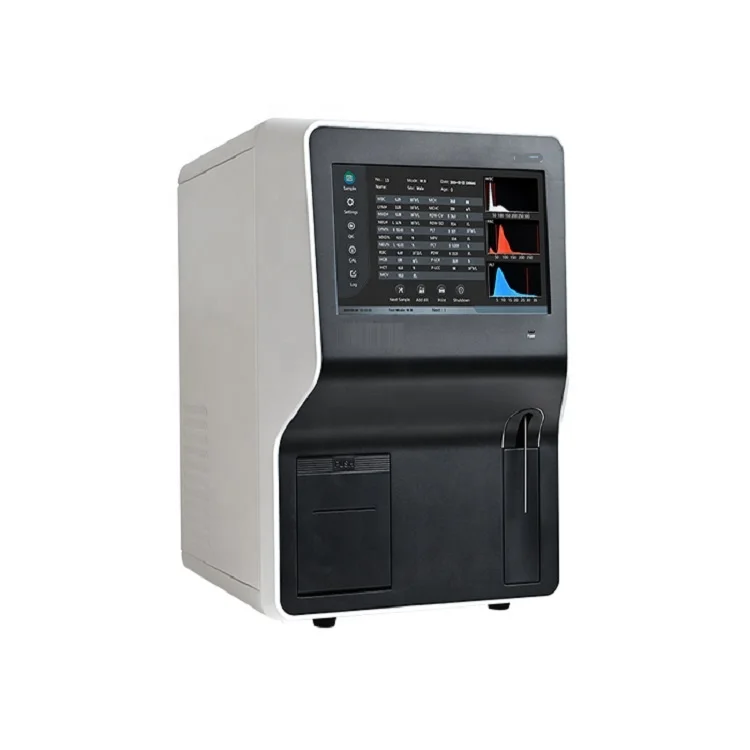 automatic 3 part Hematology Analyzer Blood   With Open Reagent System