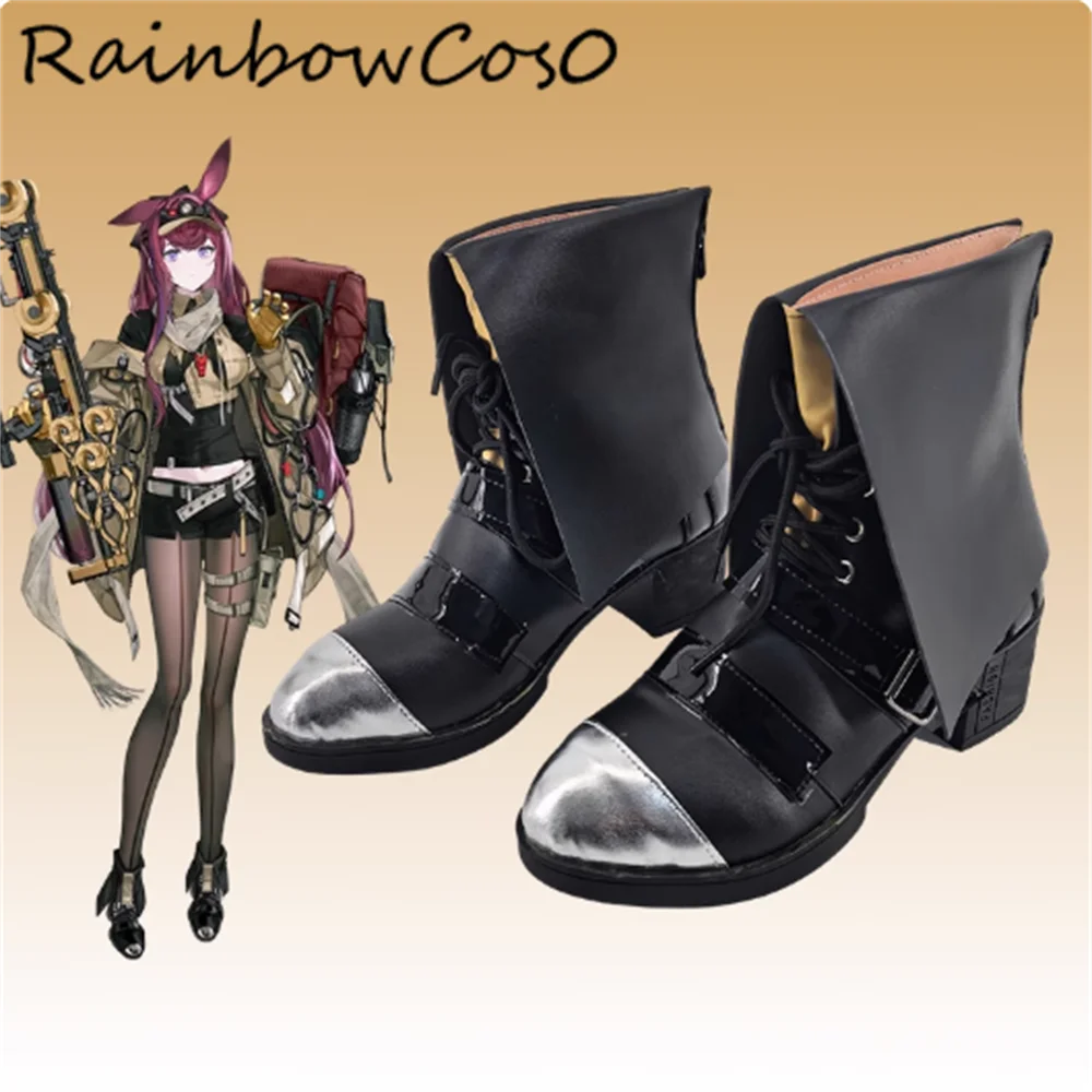 

Ray Arknights Обувь для косплея Сапоги Игра Аниме Вечеринка Хэллоуин RainbowCos0 W5396