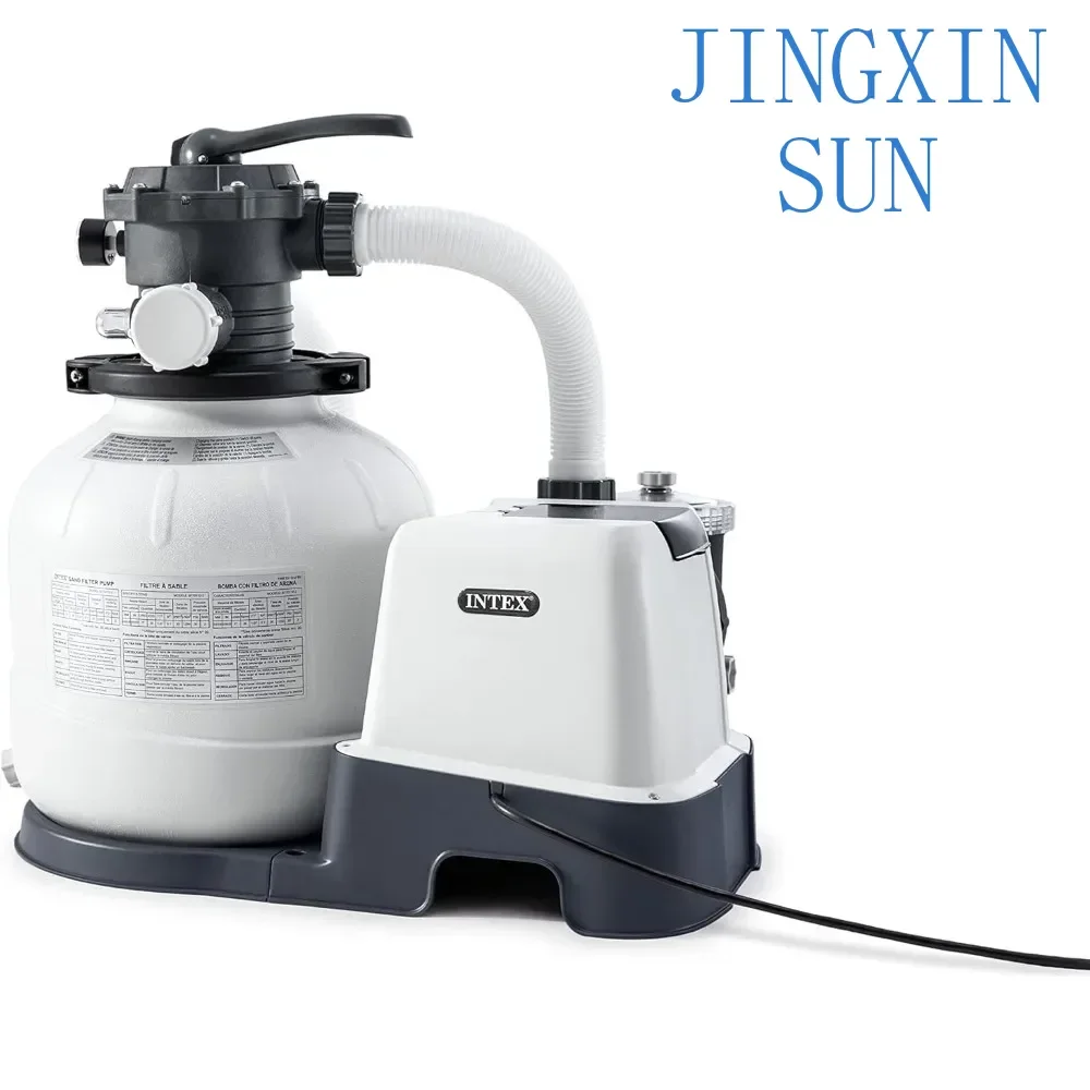 Clear Sand Pump & Saltwater Bacteria for QX2100, 24-Hour Timer
