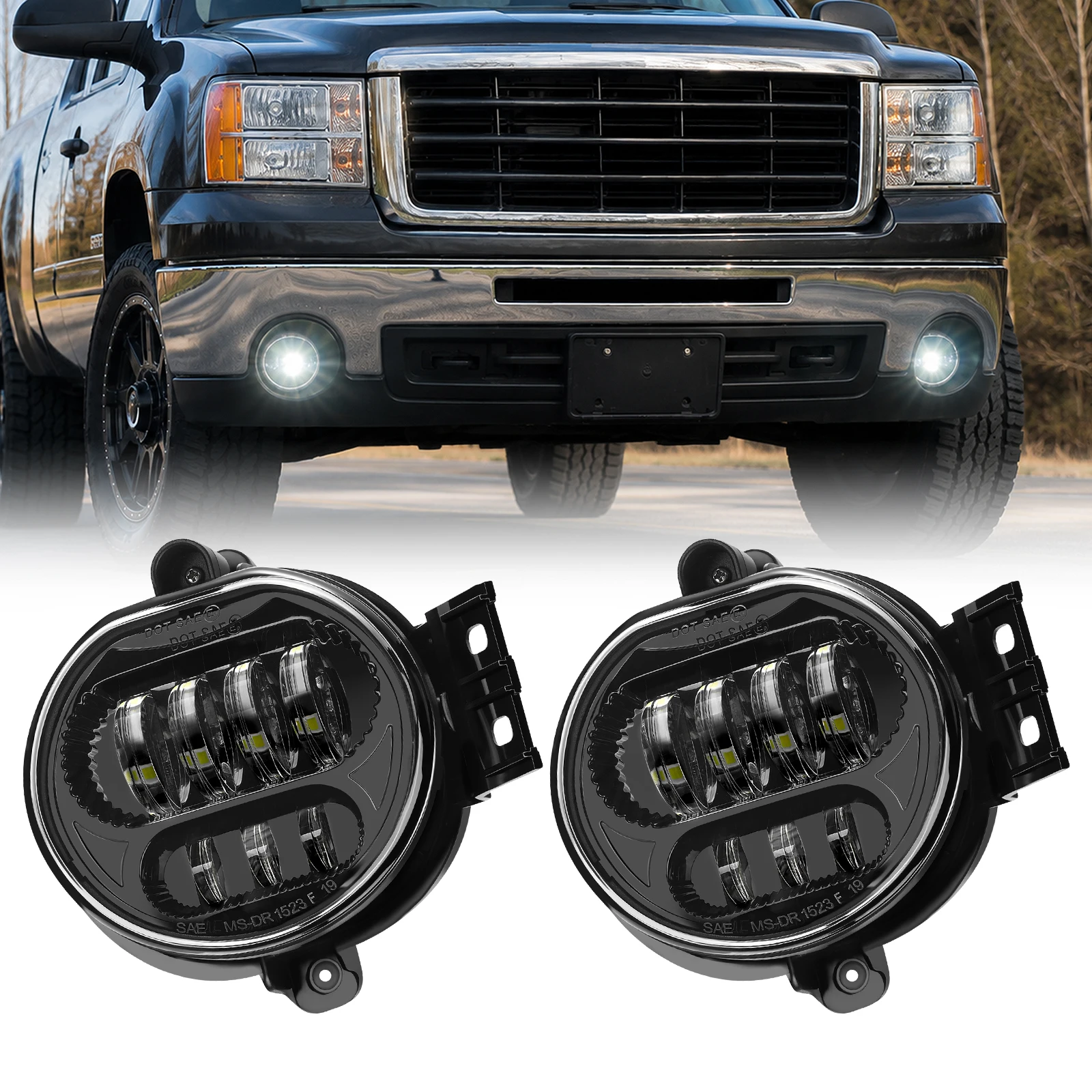 Fog Light Assembly Front Fog Signal Lamp For Dodge Ram 1500 2500 3500 2002-2009 Durango 2004 2006 Pickup Truck