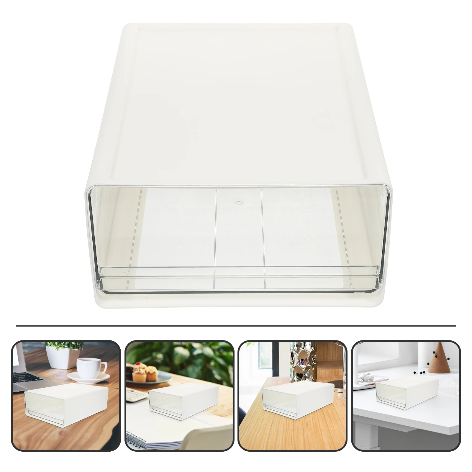 

Case Drawer Storage Box Drawers Desktop Organizer Make up Dorm Accessory Office