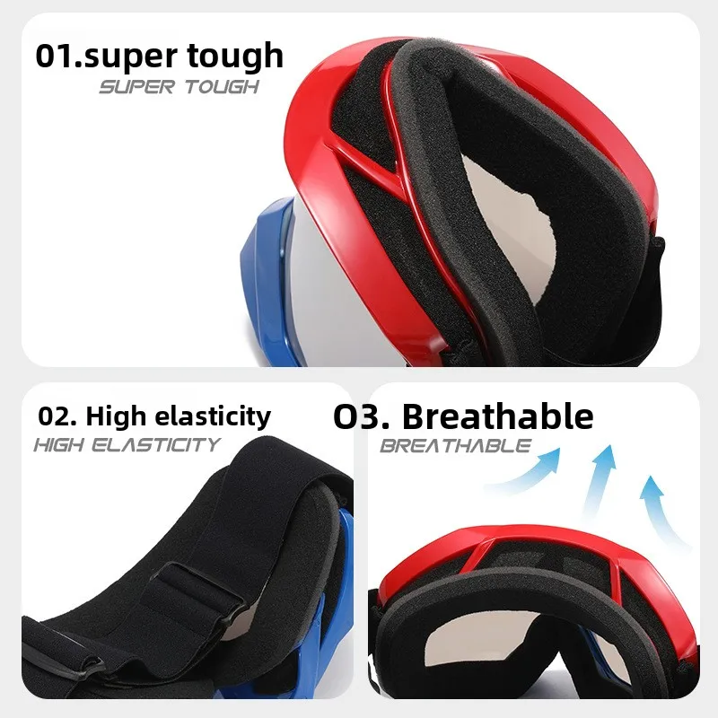 Snow Goggles Eye Protection Cycling Glasses Dustproof Ski Goggles Ideal Cycling Gear Professional Gift for Boys