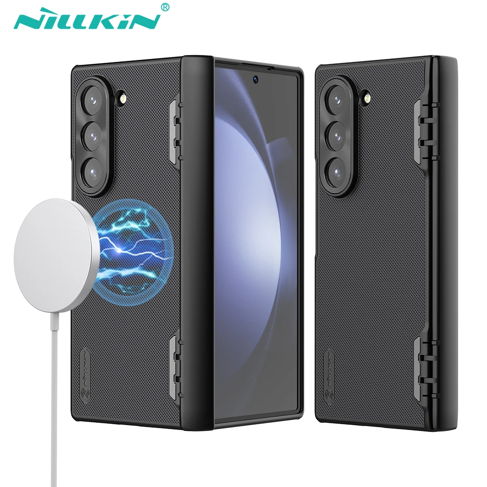 

For Samsung Galaxy Z Fold 6 5G Magsafe Case Nillkin Frosted Folding Shockproof Magnetic Case Back Cover For Samsung Z Fold 6