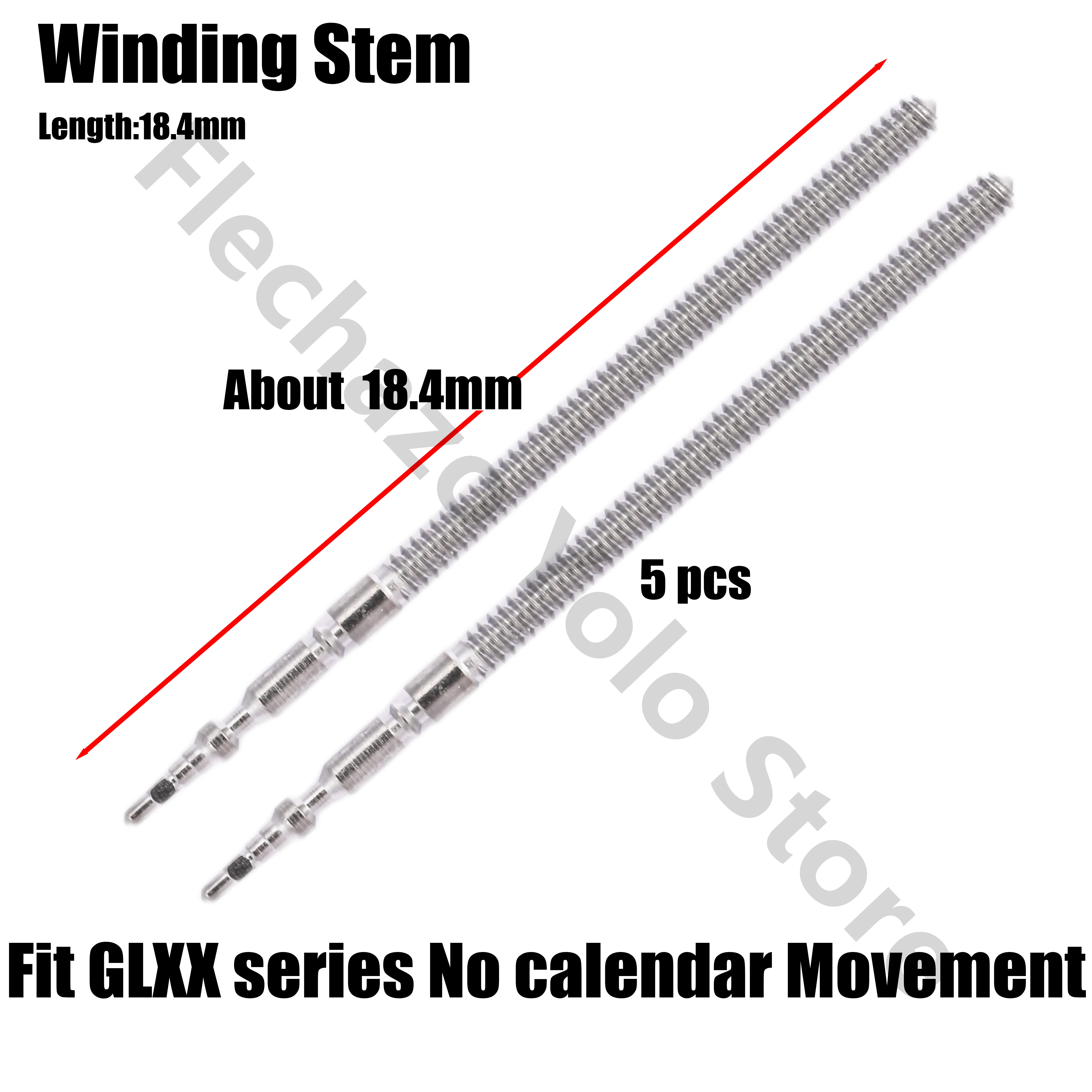 Winding Stem for GL20 GL22 GL24 GL26 GL30 GL32 Movement Miyota GL20 GL32 Movement Watch Repair Parts Handle Rod Stem