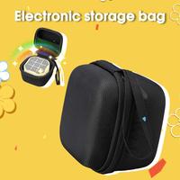 Black Storage Case Compatible With For GiiKER Tic Tac Toe Bolt Game 3-in-1 Handheld Puzzle Game Console Zipper Organizer Bag