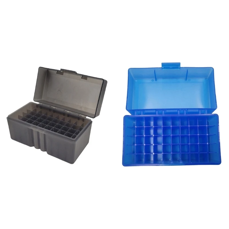 50 Round Tactic Cartridge Carrying Box Holder Box Rifles Cartridge Storage Case Cartridge Can for Hunting